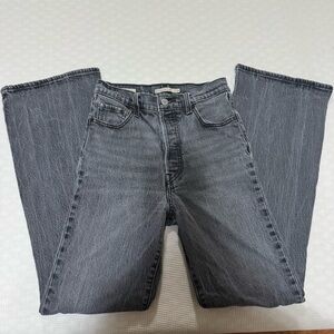 Levi's Dark Gray Flare Jeans